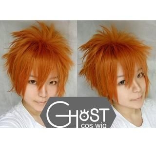 Ghost Cos Wigs Cosplay Straight Short Wig - BLEACH: Kurosaki Ichigo