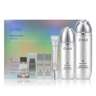 O HUI Set: Age Recovery Essential Skin Softener 150ml + Essential Emulsion 130ml  6 pcs
