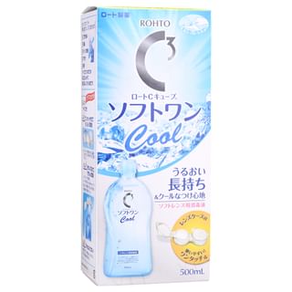 Rohto Mentholatum - Rohto C Cube Soft One Cool a Multi-Purpose Contact Lens Solution 500ml