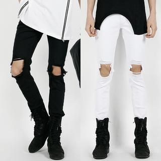 Rememberclick Distressed Skinny Jeans