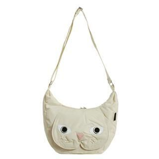 Cat Shoulder Bag (CR - M) Cream - M Size
