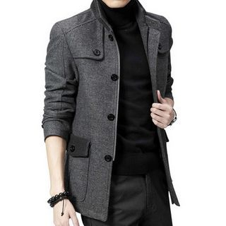 JIBOVILLE Stand Collar Coat