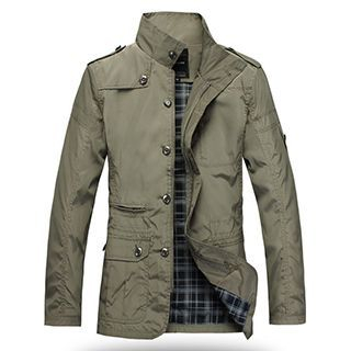 RUYA Stand-Collar Zip Jacket