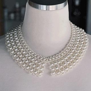 Ticoo Faux Pearl Decorative Collar