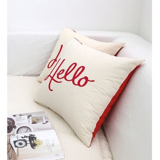 iswas Lettering Cushion Cover