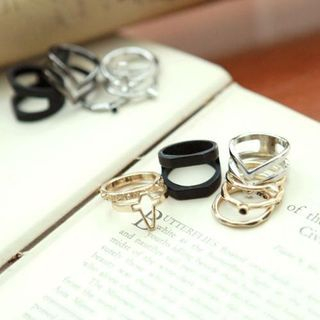 Ticoo Set of 7: Knuckle Ring
