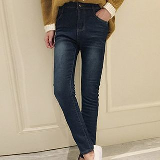 Honey House Fleece-lined Skinny Jeans