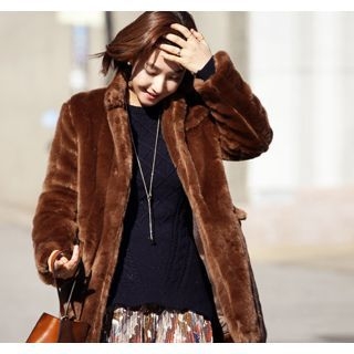 ssongbyssong Faux-Fur Jacket