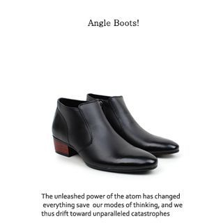 Ohkkage Genuine Leather Ankle Boots