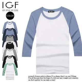 I Go Fashion Raglan 3/4-Sleeve T-Shirt