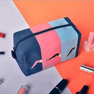 Cute Essentials Print Cosmetic Bag