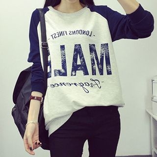 Emeline Number Raglan Pullover