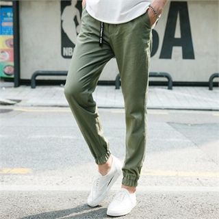 STYLEMAN Belted Jogger Pants
