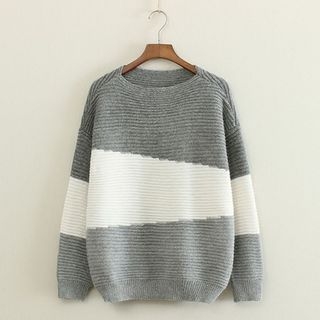 Mushi Color-Block Sweater