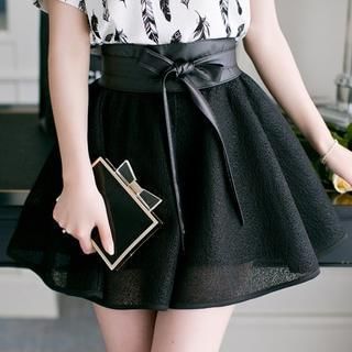Romantica Tie-Waist A-Line Skirt