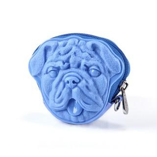 Adamo 3D Bag Original Casual Bull Dog 3D Coin Purse Blue - One Size