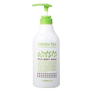 The Face Shop Green Tea Mild Body Wash 670ml 670ml