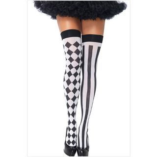 Sexy Romantie Contrast Patterned Stockings