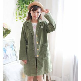 Moricode Embroidered Trench Coat