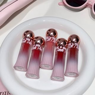 Gege Bear - Lightweight Velvety Lip Mud - 6 Colors #04 Red Tea Brown - 2.8g