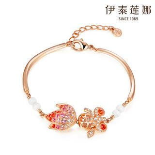 Italina Swarovski Elements Crystal Goldfish Bracelet