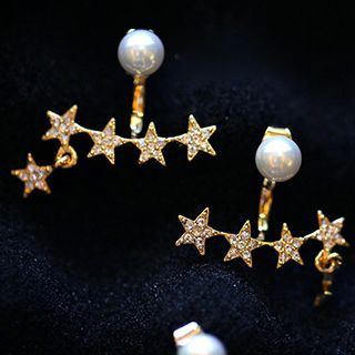 maxine CZ Star Earrings