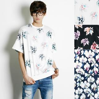 Rememberclick Short-Sleeve Floral T-Shirt