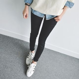 JUSTONE Brushed-Fleece Lined Skinny Jeans