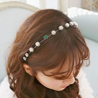 Donnette Faux Pearl Hair Band
