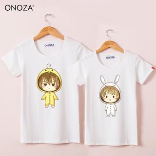 Onoza Short-Sleeve Cartoon-Print T-Shirt