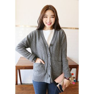 MOROCOCO Wool Blend Cardigan