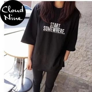 Cloud Nine Short-Sleeved Print T-Shirt