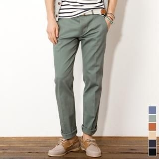 Colored Cotton Pants