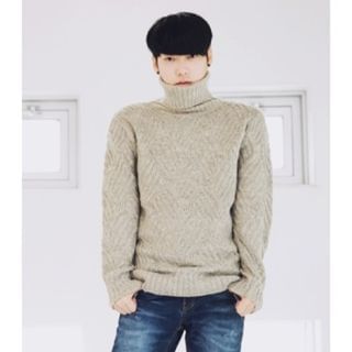 ABOKI Turtleneck Knit Sweater