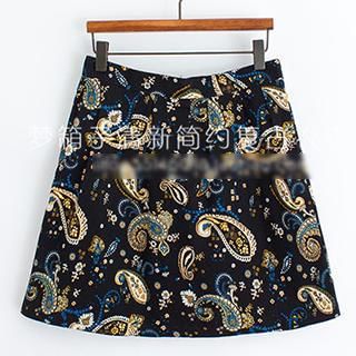 ninna nanna Patterned A-Line Skirt