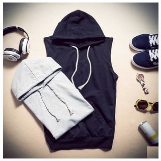 Danjieshi Sleeveless Hood T-Shirt