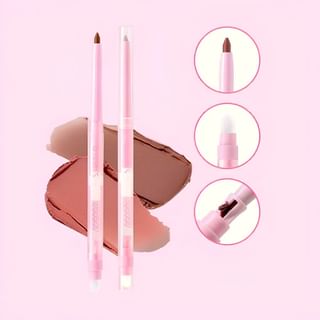 GELLA'S - Heart Signal Double Ended Lip Liner - 5-8 #X05 Coconut Brown Coffee
