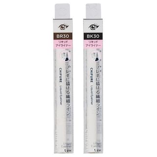 CHIFURE - Liquid Eyeliner Brush Pen Type BR30 Dark Brown