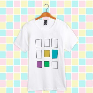 Comic Closet Tsukiuta Shiwasu Kakeru Printed Short-Sleeve T-shirt
