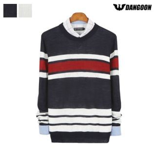 DANGOON Color-Block Knit Top