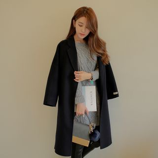 WITH IPUN Wool Blend Coat