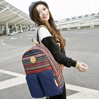 VIVA Pattern Canvas Backpack