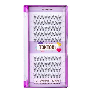 CORINGCO - Toktok-Hara Check Eyelash - 3 Types 12mm