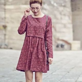 TOJI Long-Sleeve Printed Dress