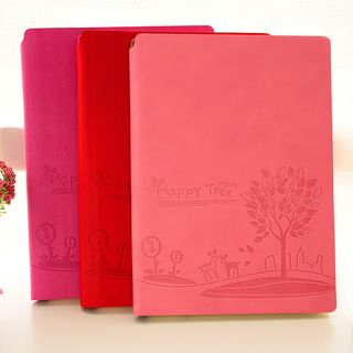 Showroom Embossed Faux Leather Cover Medium Notebook