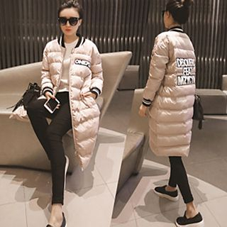 lilygirl Lettering Padded Coat