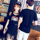 Couple Matching Short-Sleeve Print T-Shirt / Set: Sheet T-Shirt + Printed Tank Dress от YesStyle.com INT Couple Matching Short-Sleeve Print T-Shirt / Set: Sheet T-Shirt + Printed Tank Dress от YesStyle.com INT