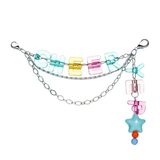 cheeryep - Jelly Letter Chain - 2 Types #Chaos Kid - 1pc