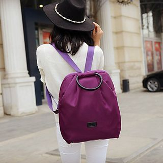 Seok Applique Zip Backpack
