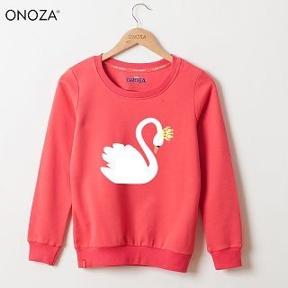 Onoza Swan-Print Pullover